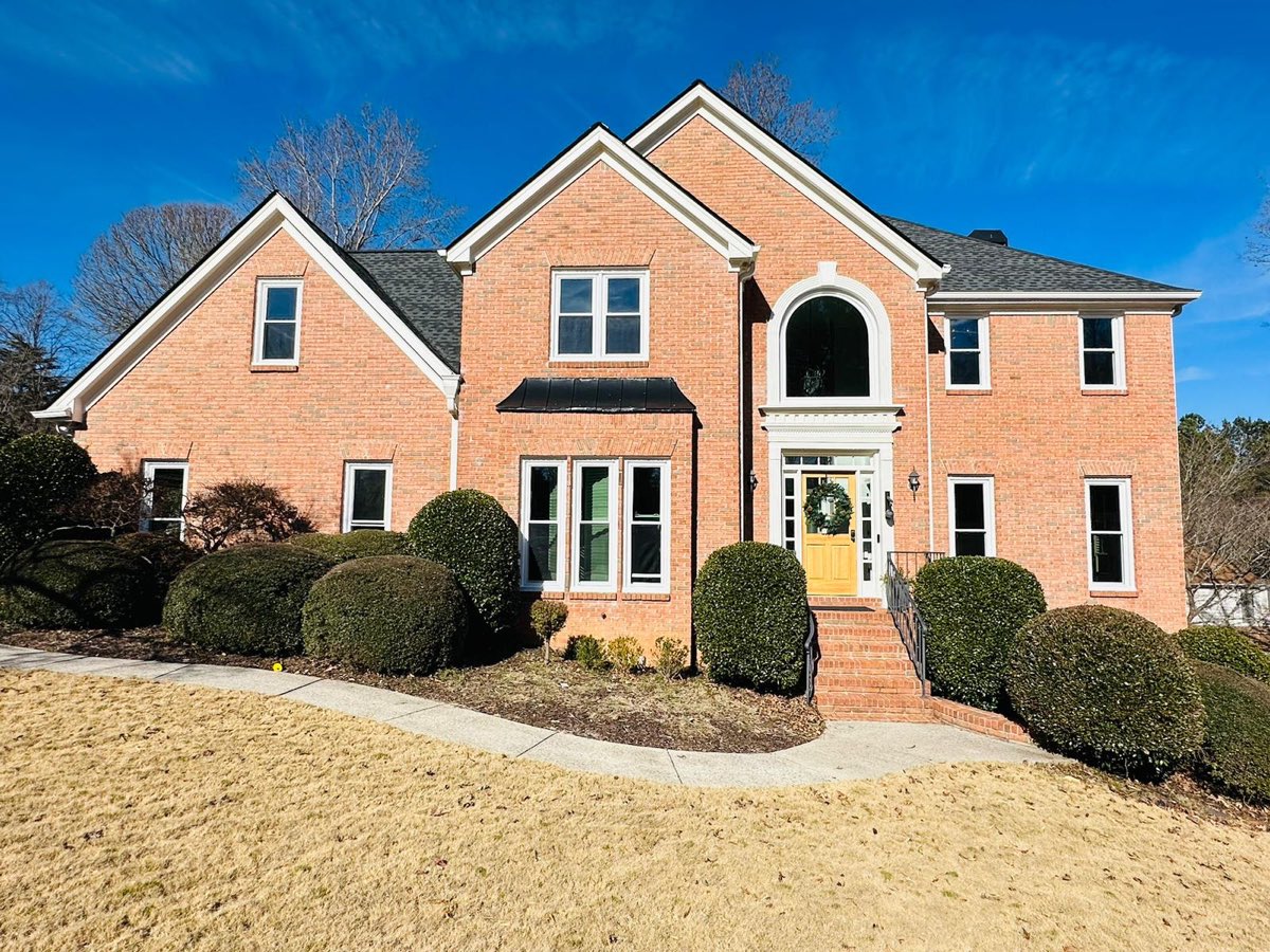Completed window replacement — Roswell, GA